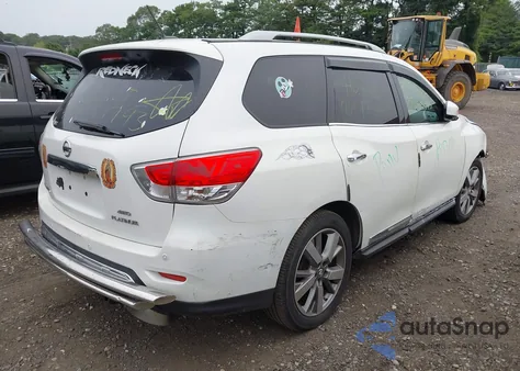 2013 Nissan Pathfinder Platinum z USA, uszkodzony, nr VIN 5N1AR2MM9DC674120